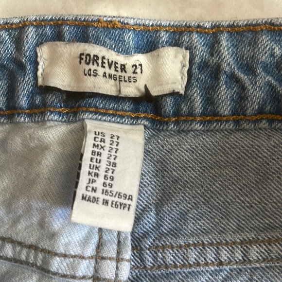 Forever 21 Jeans Forever 2 Half Light Half Denim Jeans Poshmark